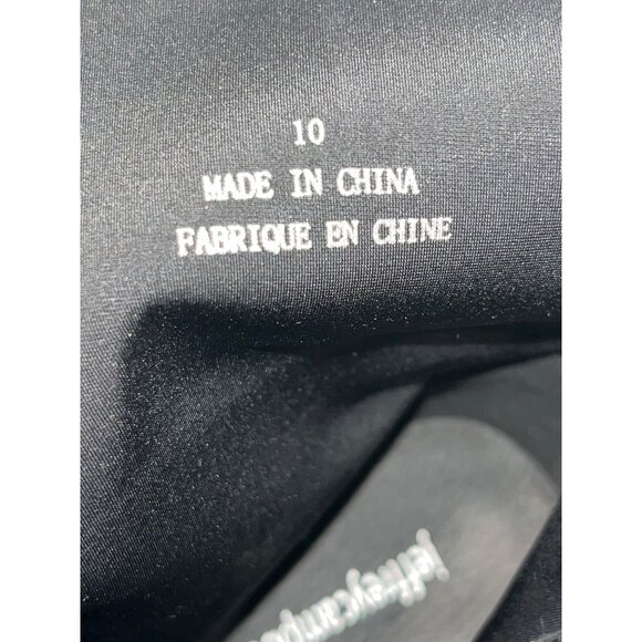 Jeffrey Campbell Womens Black‎ Patent Leather Platform Boots Chunky Heels Sz 10 - Picture 10 of 12